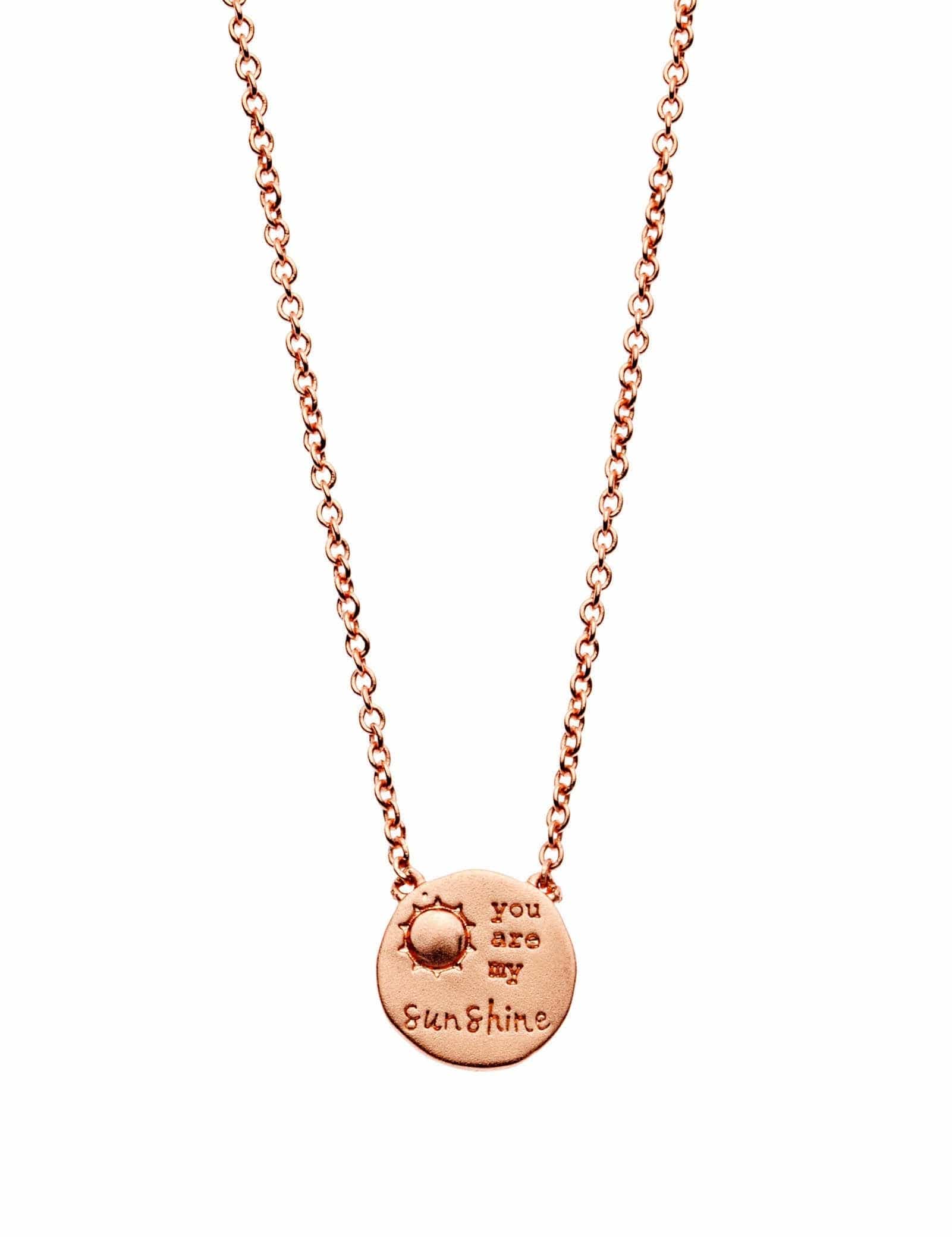 Dear Addison Rose Gold Sunshine Necklace