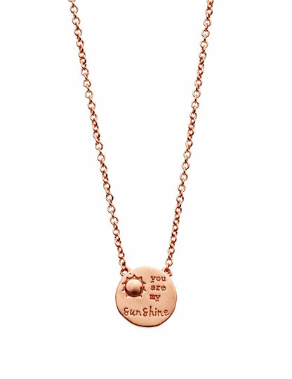 Dear Addison Rose Gold Sunshine Necklace
