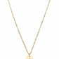 Dear Addison Yellow Gold Letter F Necklace