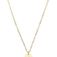 Dear Addison Yellow Gold Letter J Necklace