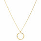 Dear Addison Yellow Gold Whirlpool Necklace